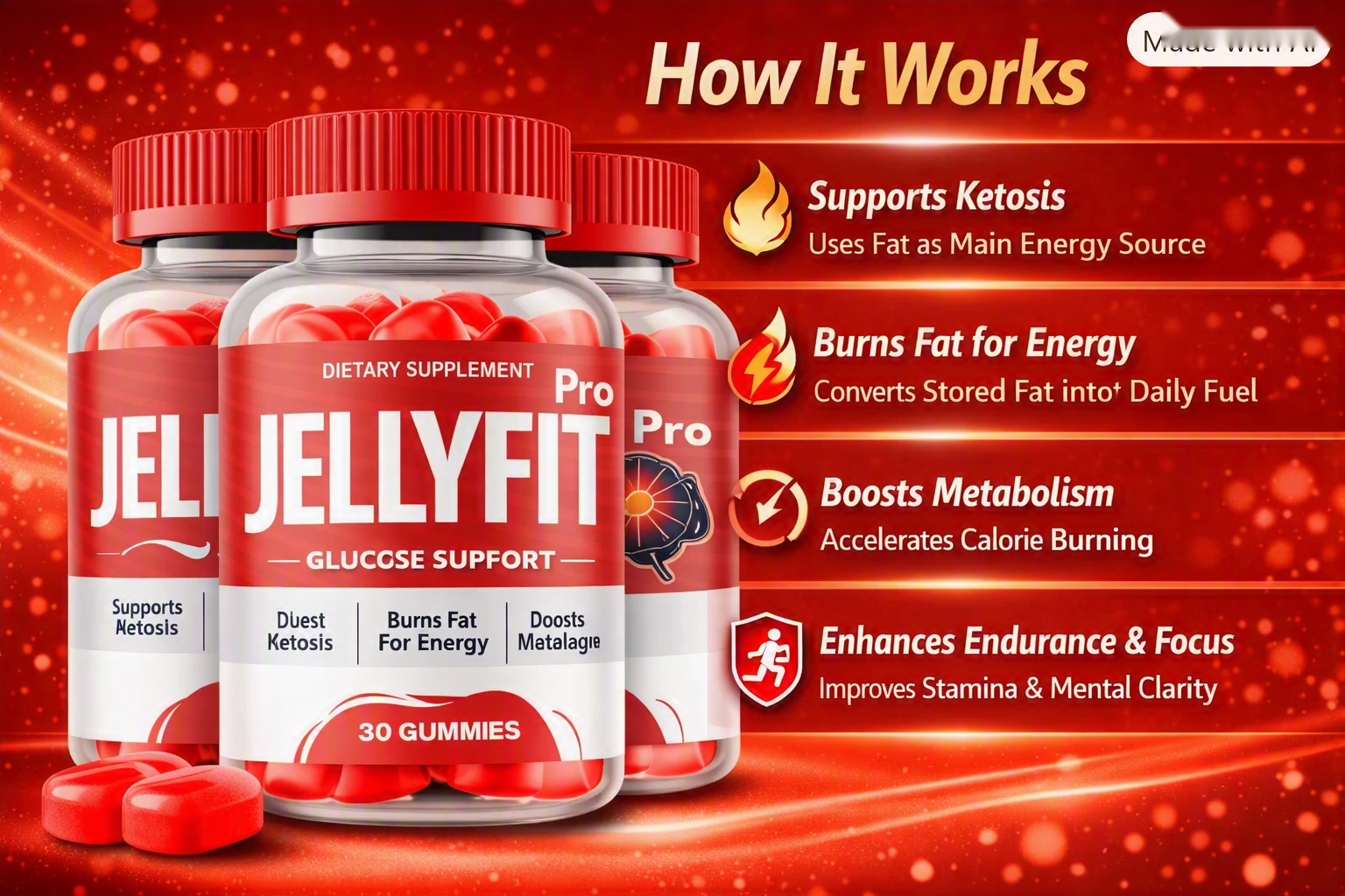 How JellyFit Pro works — 4 metabolic pathways